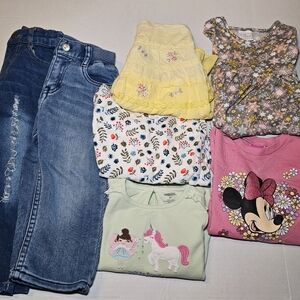Baby Girl Clothes Lot 24 Mos 2T Gymboree Disney Levi's Jeans Shirts Dress Skirt